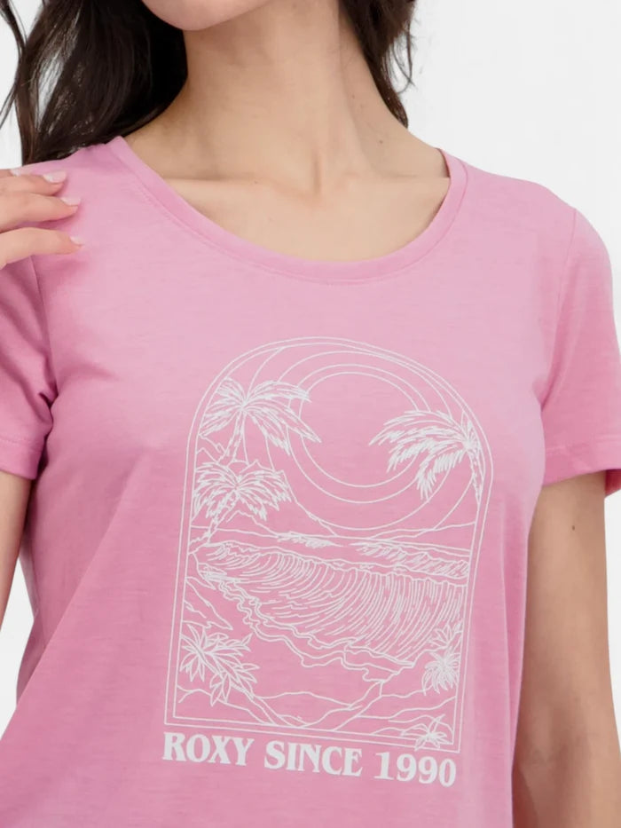 Remera Roxy Mujer Surfclassic Rosa