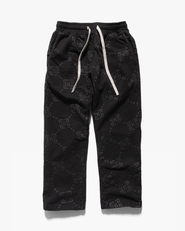 K-LOOSE SWEATS - REPEAT BLACK | FRONT