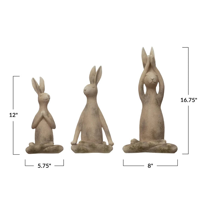 Resin Yoga Rabbit