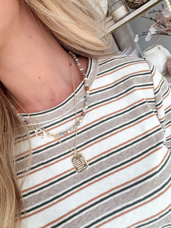 Staccato Retro Stripe Long Sleeve Tee – women's long sleeve tee