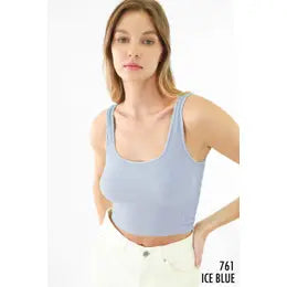 Reversible Ribbed Crop Top