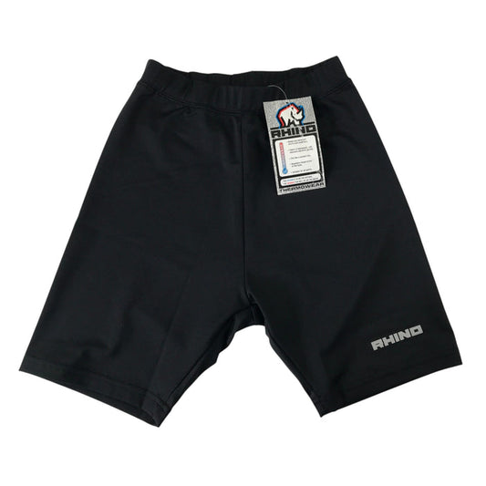 Rhino XS black sports thermowear shorts polyester elastane