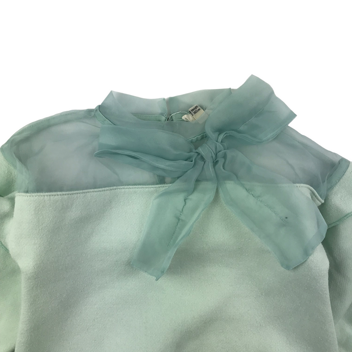 River Island 4 years mint green bow sweater