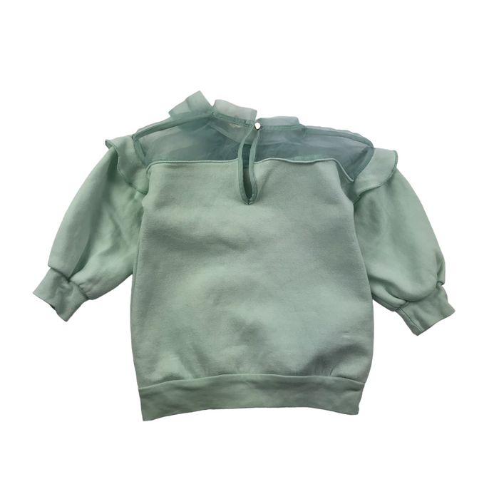 River Island 4 years mint green bow sweater