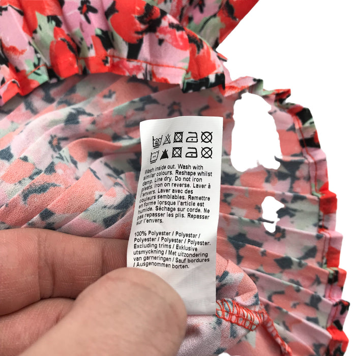 River Island 5-6 years red floral blouse