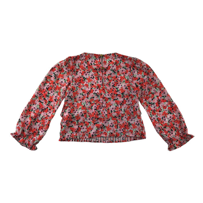 River Island 5-6 years red floral blouse
