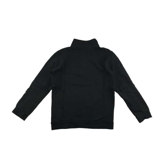 River Island 9 years black half-zip high collar sweater