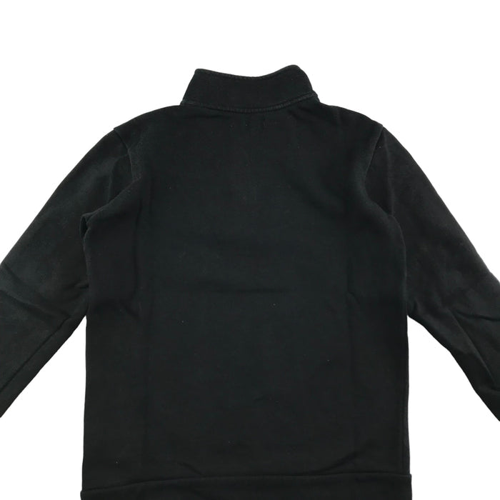 River Island 9 years black half-zip high collar sweater