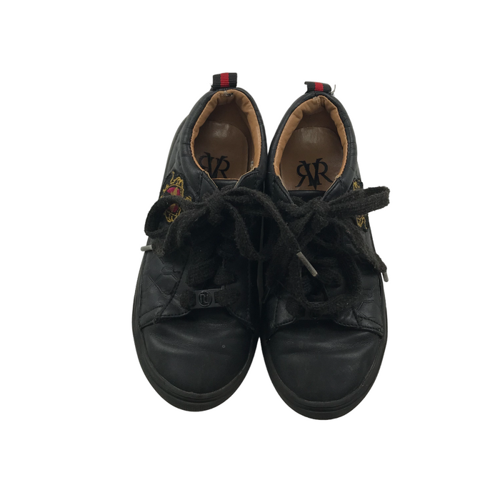 River Island size UK 11 (jr) black Harry Potter trainers