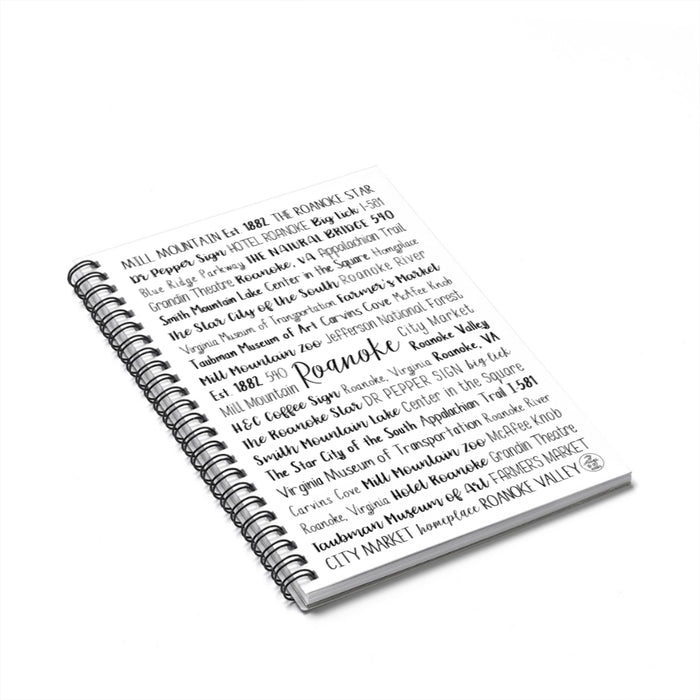 Roanoke, VA Spiral Notebook