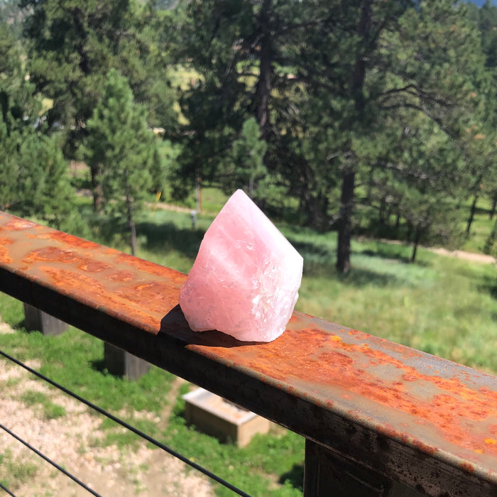 Rose Quartz Crystal Point
