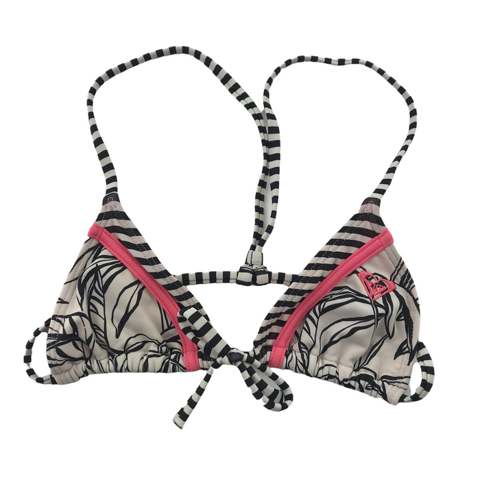 Roxy 8-9 years black white 2-piece swimsuit
