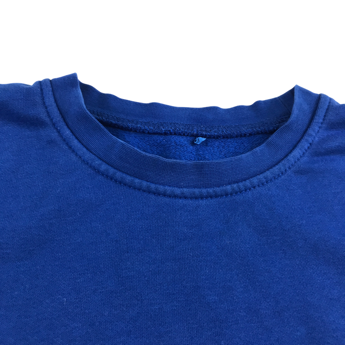 Royal blue unisex crew neck sweatshirt school jumper