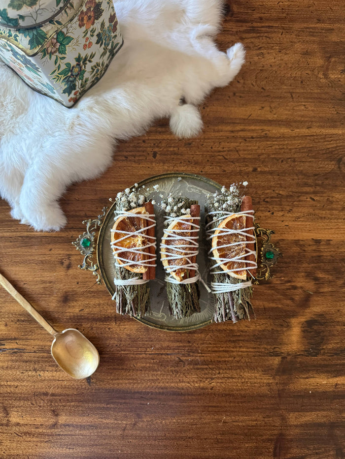 Sage Wand ~ Cinnamon / Cedar / Orange