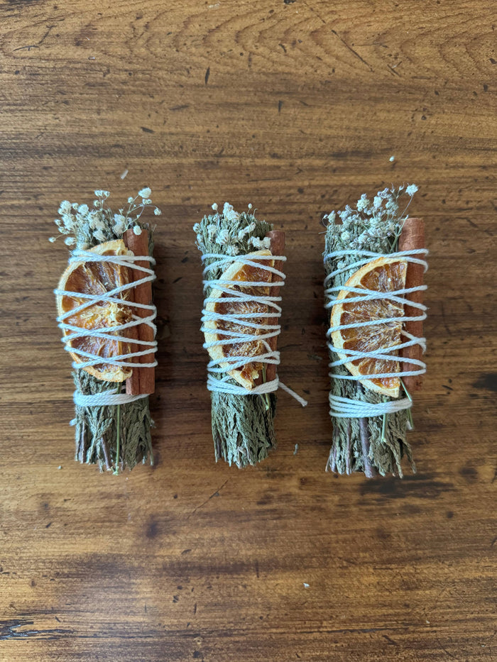 Sage Wand ~ Cinnamon / Cedar / Orange