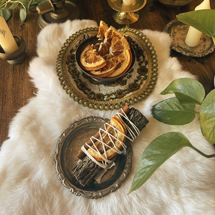 Sage Wand ~ Cinnamon / Cedar / Orange