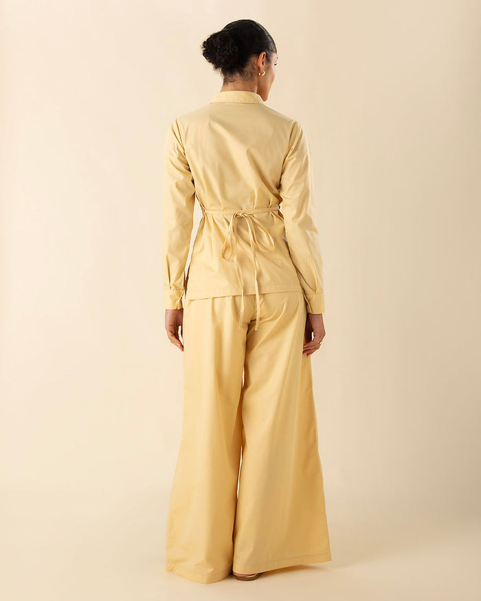 Sahara Co-Ord Set Butter Yellow