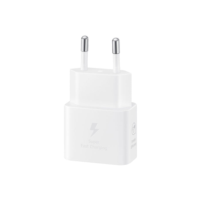 Samsung 1 Type C Port GaN Travel Adapter With Cable - 25W - White