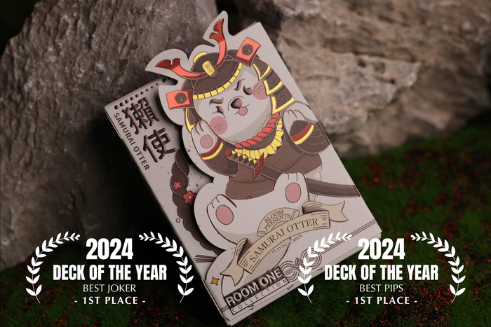 Samurai Otter Playing Cards | SCARLET BUSHIDO Edition