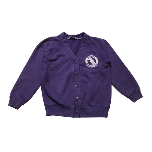 Sandwood Primary Purple Jersey Cardigan