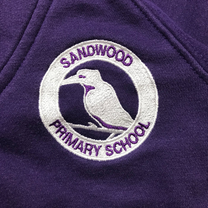 Sandwood Primary Purple Jersey Cardigan