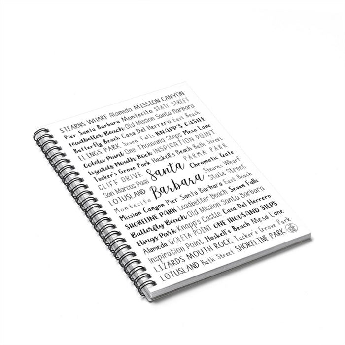 Santa Barbara, CA Spiral Notebook