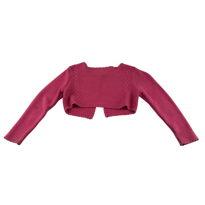Sarah Louise 4-5 years pink bolero cardigan