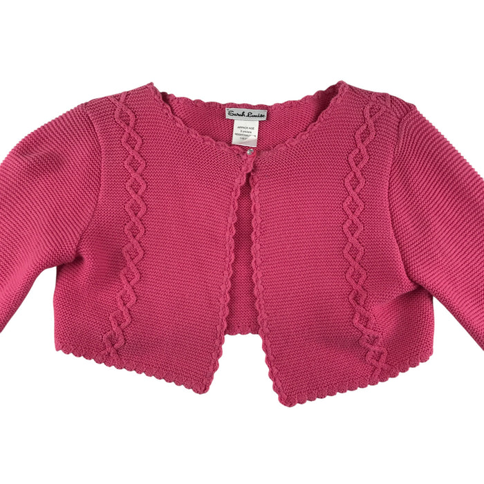Sarah Louise 4-5 years pink bolero cardigan