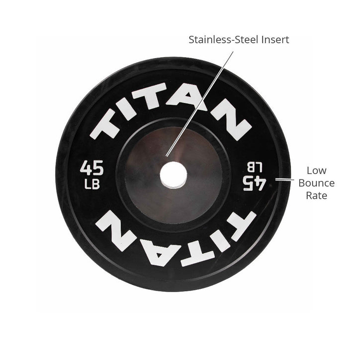SCRATCH AND DENT - 45 LB Single Elite Bumper Plate - FINAL SALE