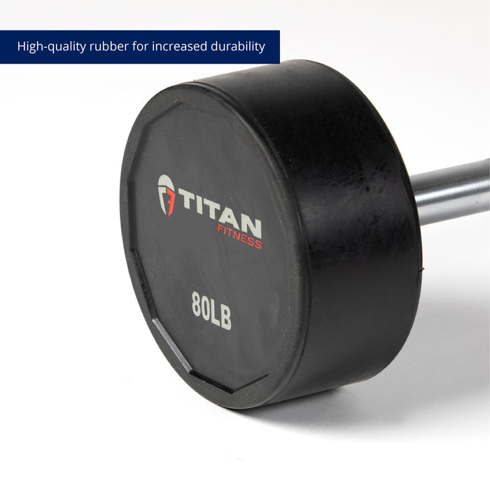 Scratch and Dent - Rubber Fixed Barbell