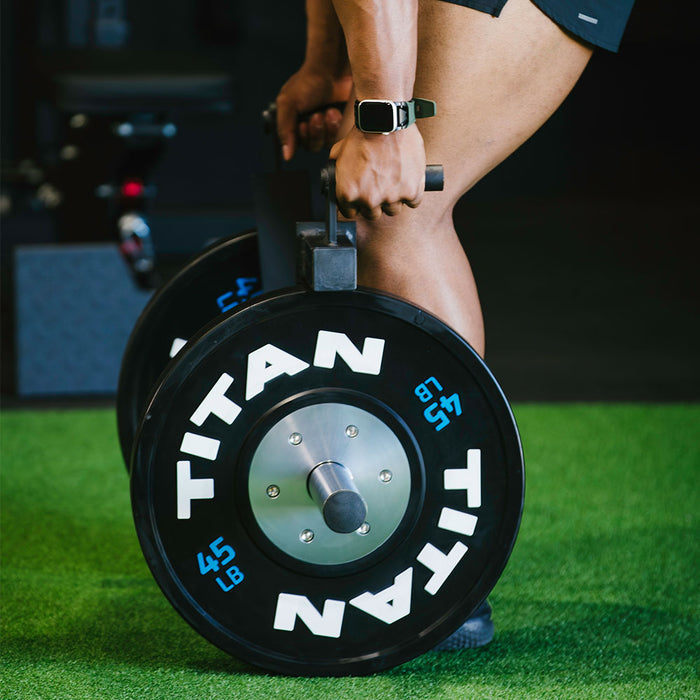 Mini Farmer's Walk Handles with Olympic Weight Posts