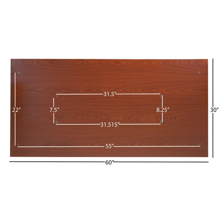 Scratch and Dent - Universal Desk Top - 30" x 60" Wood - FINAL SALE