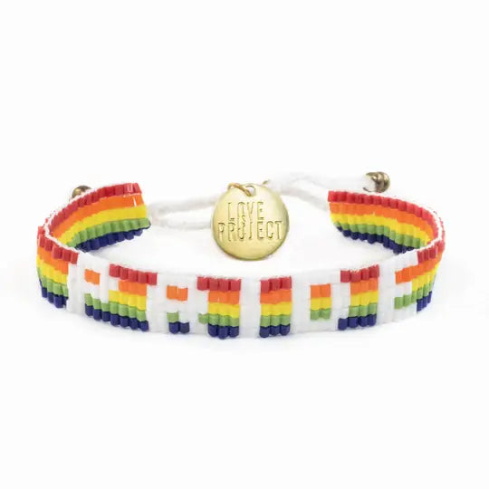 Seed Bead Pride Bracelet