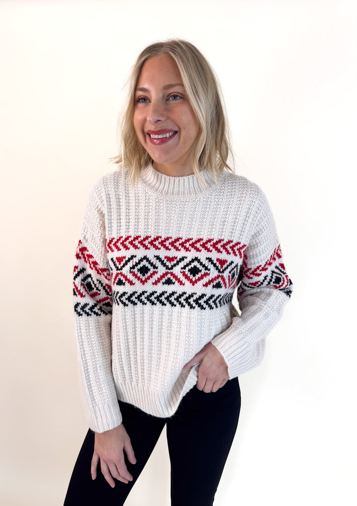 Send It Sweater - Chalk
