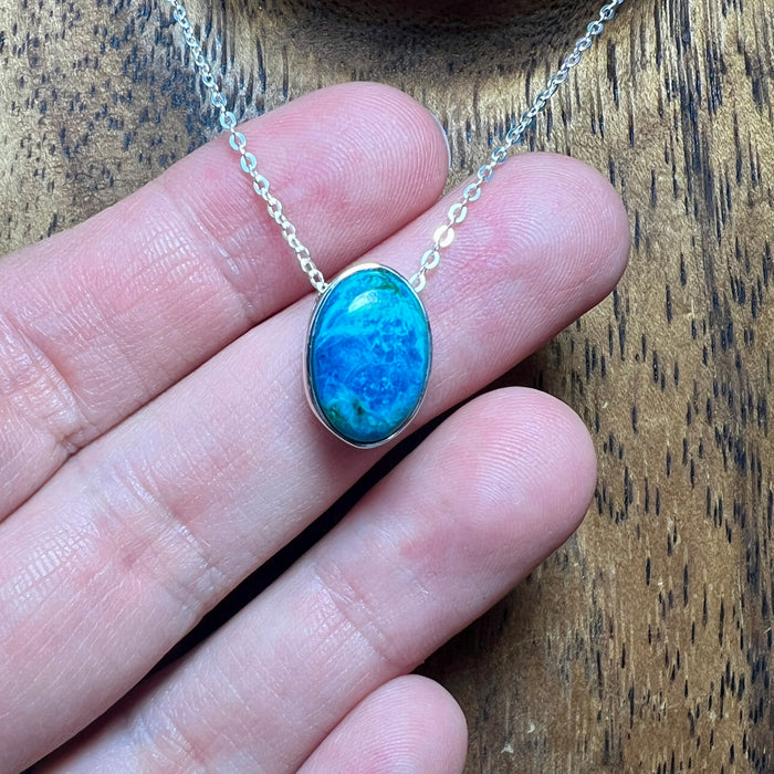 Shattuckite Necklace
