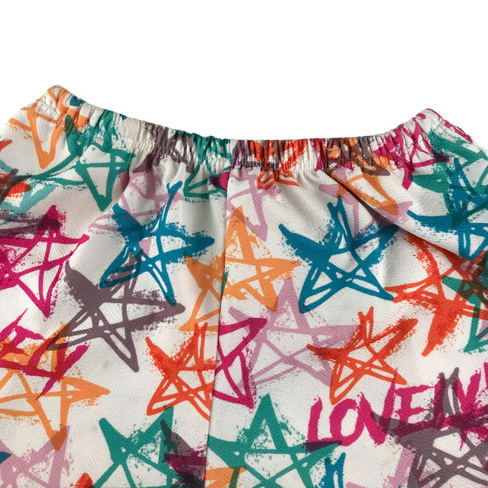 Shein 11-12 years multi-colour star print shorts