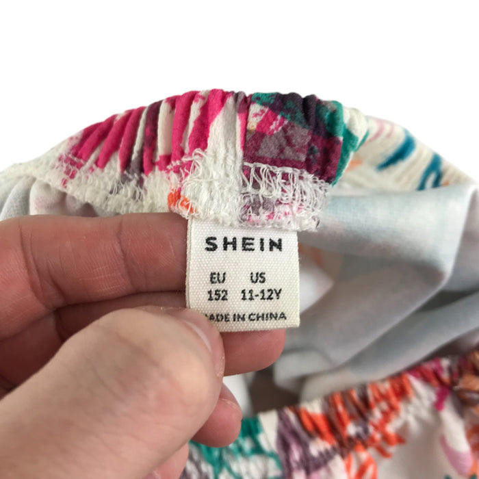 Shein 11-12 years multi-colour star print shorts