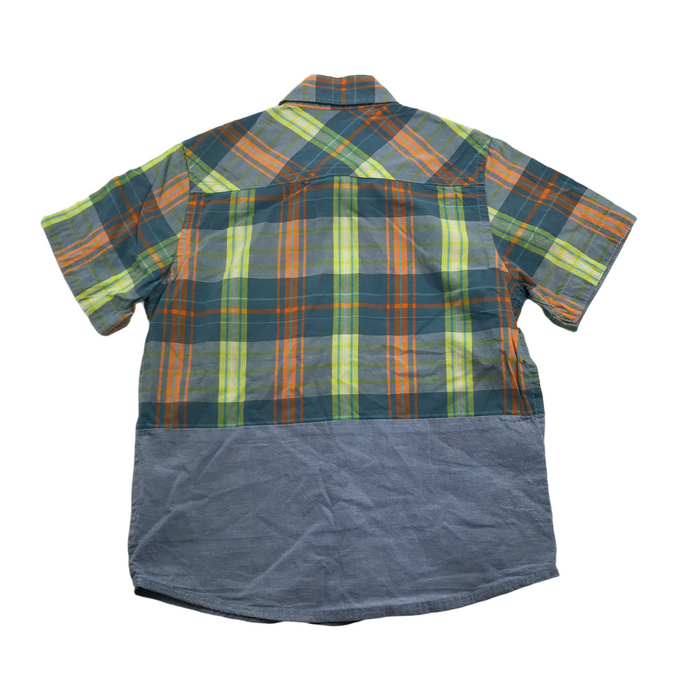 Silver Eight 6 years checked short sleeve shirt