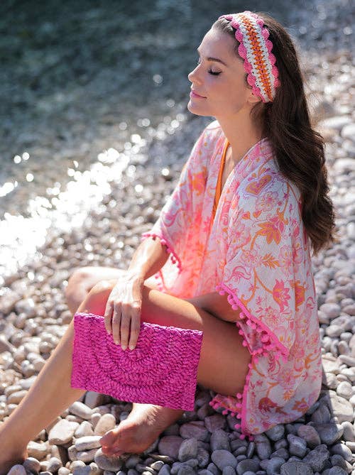 Simonetta Clutch ~ Pink