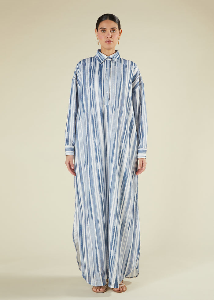Sky Line Crochet Kaftan