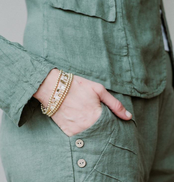 Small Bead Stretch Bracelets