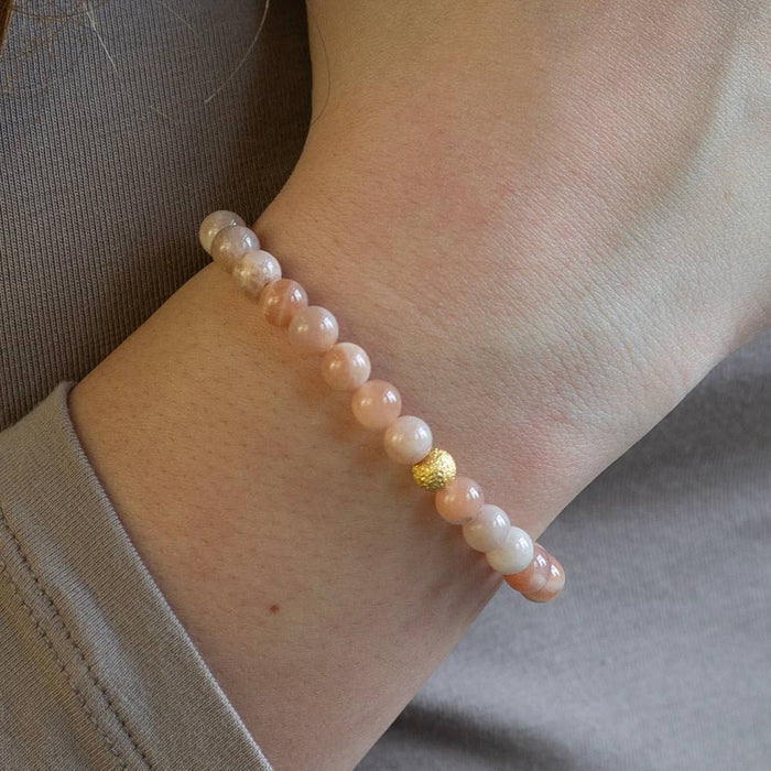 Small Sunstone Bracelet