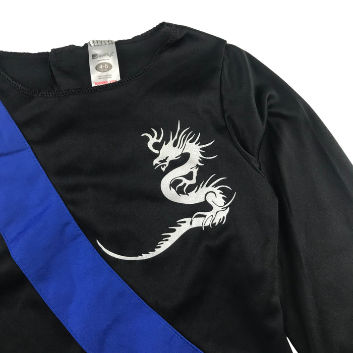 Smiffys 4-6 years black Ninja outfit costume