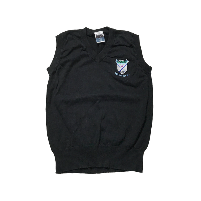 Smithycroft Secondary unisex black school tank top