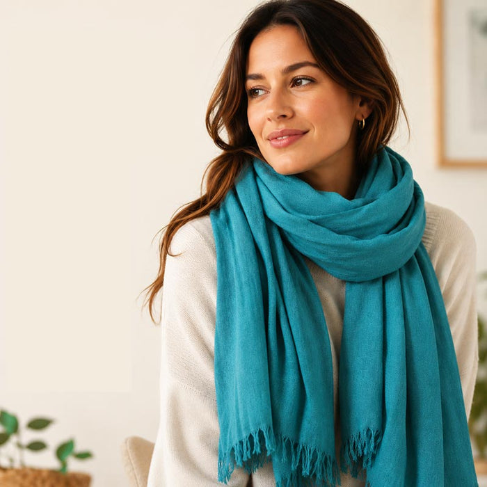 Davis Lester Soft Bamboo Scarf – Forest Green | Koop.co.nz