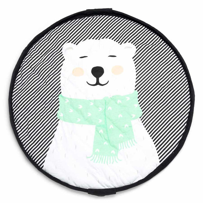 Play & Go Soft Storage Bag & Play Mat - Polar Bear | Koop.co.nz