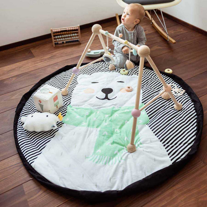 Play & Go Soft Storage Bag & Play Mat - Polar Bear | Koop.co.nz