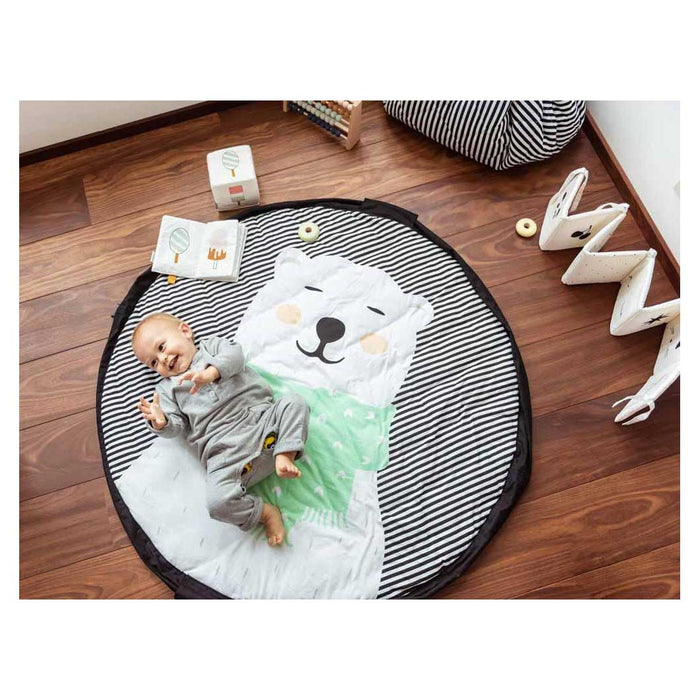 Play & Go Soft Storage Bag & Play Mat - Polar Bear | Koop.co.nz