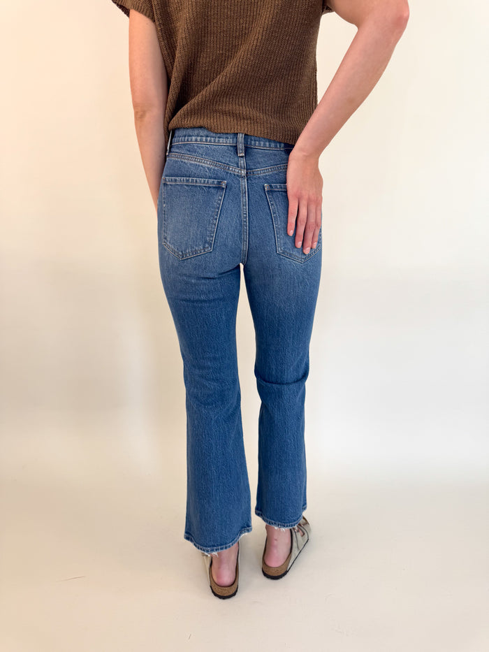Soho Rush Hour Cropped Flare Denim