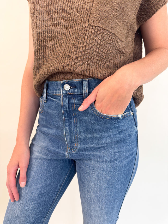 Soho Rush Hour Cropped Flare Denim